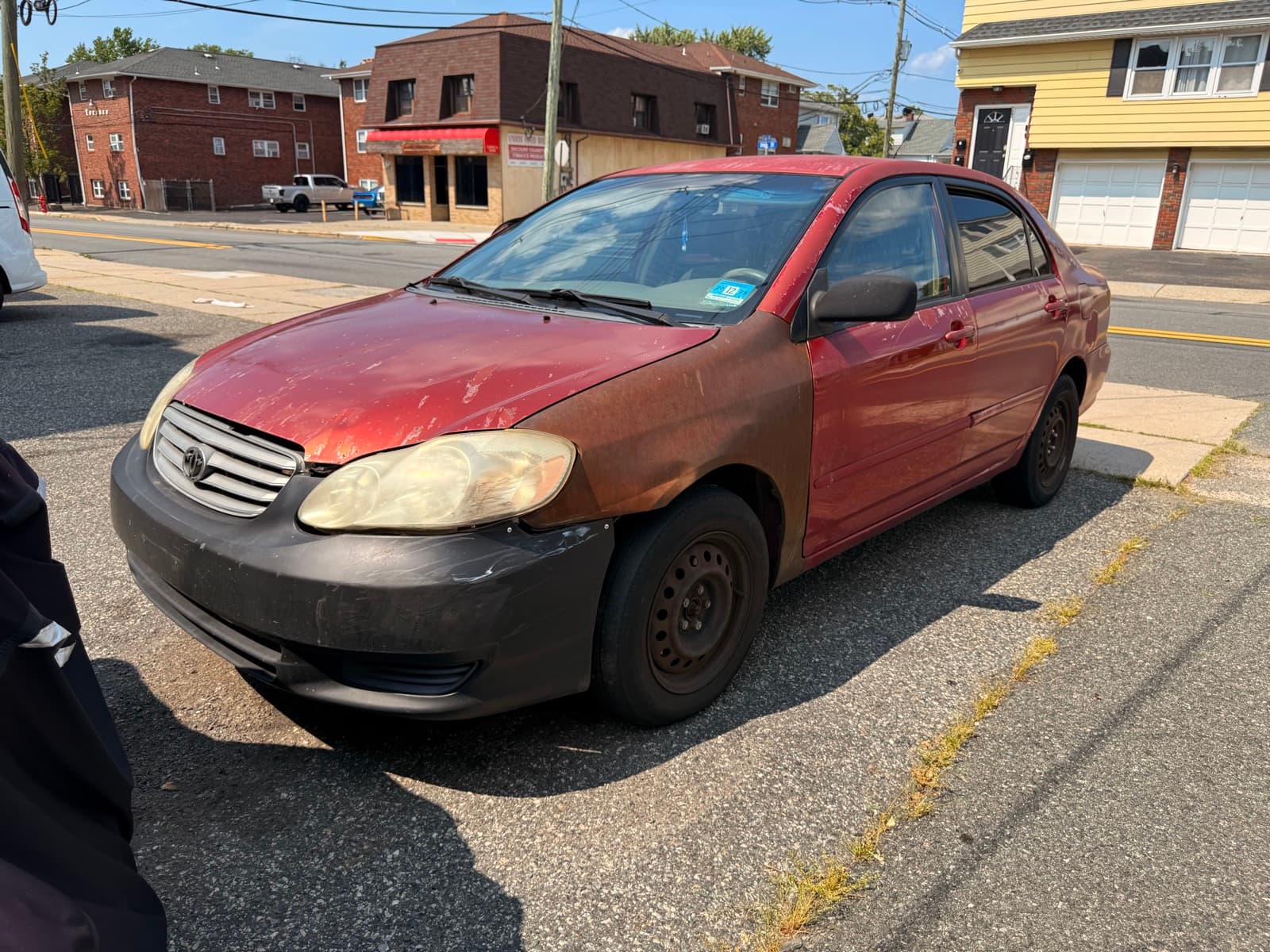 2003 Toyota Corolla purchased in Bergenfield, New Jersey
